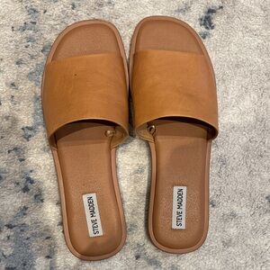 Steve Madden Women's Brown Slide Sandals
